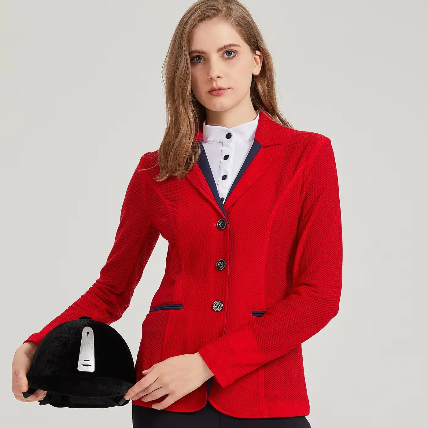 Summer Equestrian Knight Uniform, Women's Breathable Elastic Equestrian Suit, Adult Equestrian Competition Grading Equestrian Cl