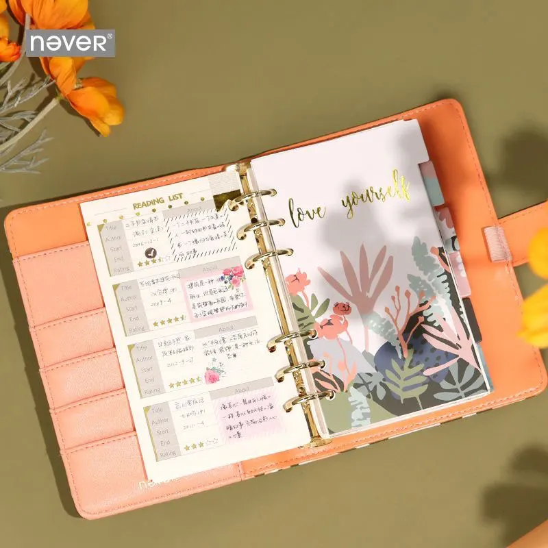 Nooit Opleverend A6 Oranje Volg Planner Notebook Organizer Dagboek Reisdagboek Japanse Schoolbenodigdheden