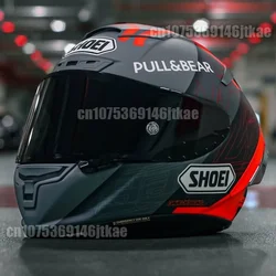 Shoei-オートバイのヘルメット,フルフェイス,黒のコンセプト2.0,スポーツ,レーシング,X-14