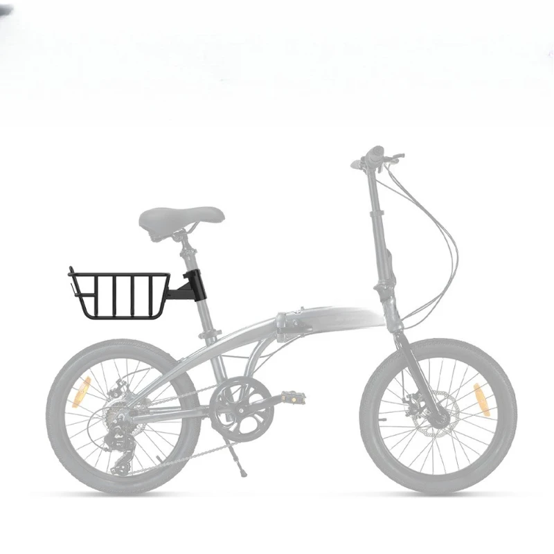 

Bicycle universal quick dismantling rear basket folding electric vehicle basket