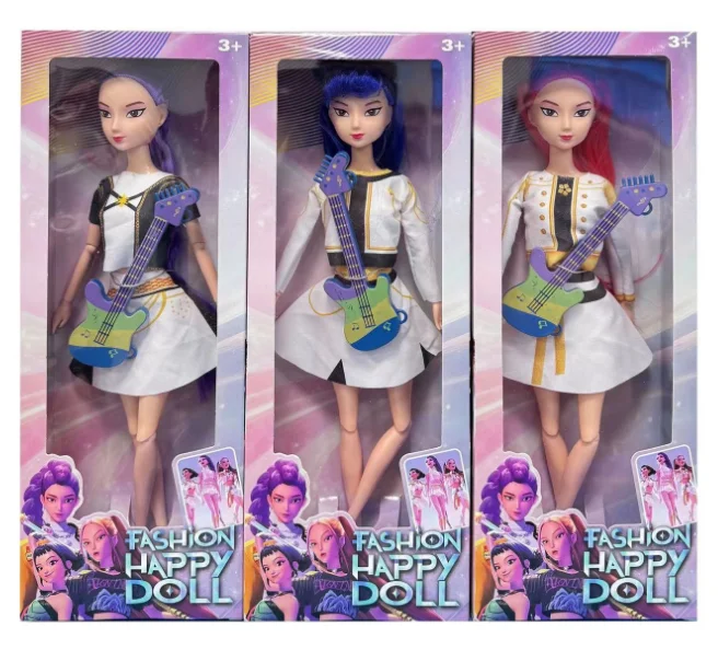 

Kpop Demon Hunters Action Figure Toy Derpys Tiger Rumi Mira Zoey Sussy Theme Song Of Colorful Lights For Fans Christmas Gifts