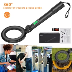 DM3004A Professional LED Metal Detector Handheld Pinpointer with Alarm Scanner Security Checker Gold Finder Metal Detect Tools