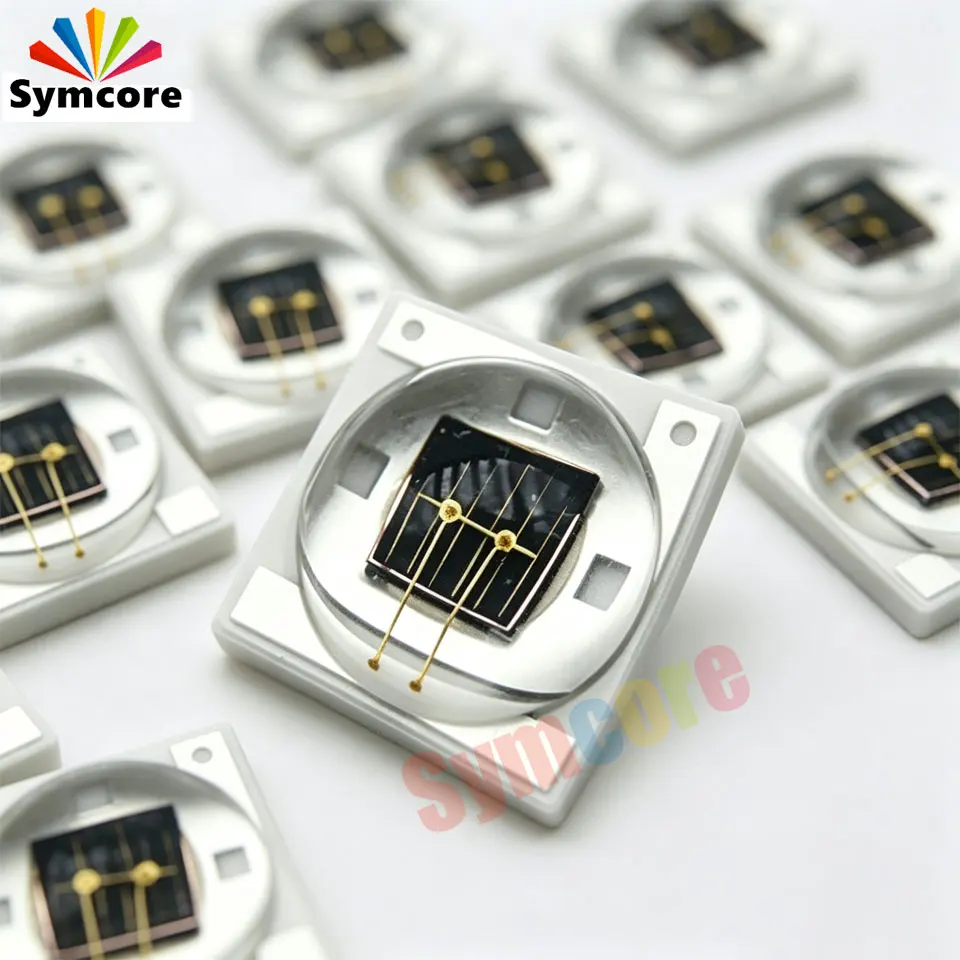 3W LED IR680NM IR730NM IR850NM IR980NM IR1050NM Light Source Ceramic 3535 Infrared Bead 120 Degree Infrared Emission Chip