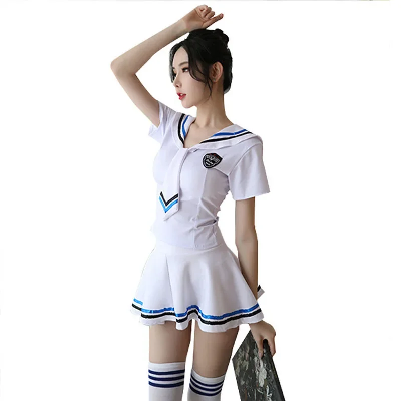 Jimiko Sexy Uniform Sexy Skirt For Sweet Student Uniforms Cosplay Sailor Role Play Schoolgirl Costumes Womens Outfits Anime