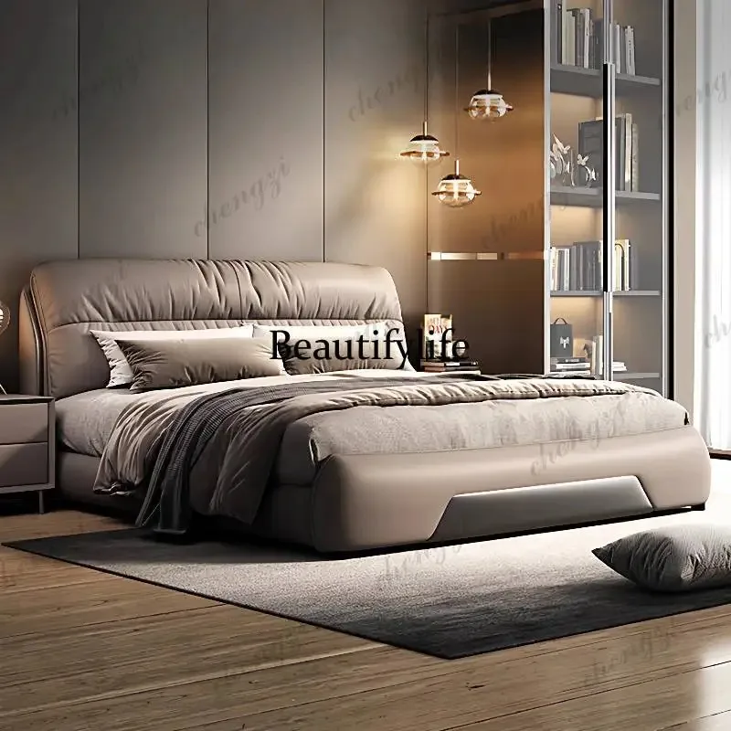 E182 Australia Items Double Bed White Designs Heavy Wooden Style Double Bed Modern Floating Frame Cama Matrimonial