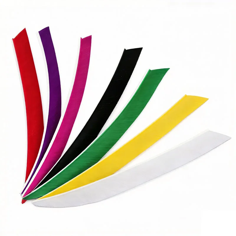 

50pcs Archery Turkey Feather 5inch Natural Fletching Vanes Right Wing Arrow Fletches Hunting Shooting Accessories