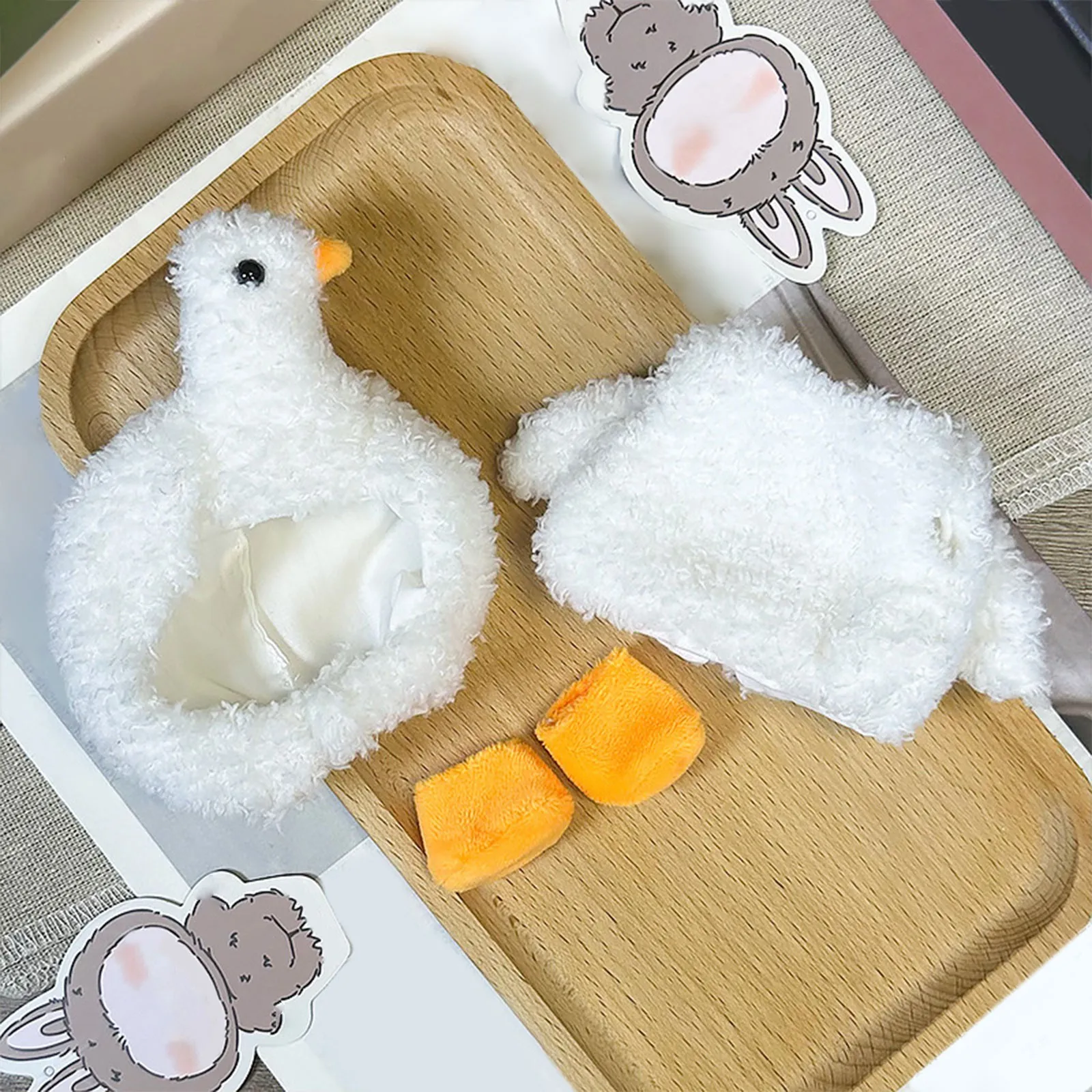 

Animal Cosplay Doll Clothes For Labubu-Cute Disguise Outfit Set Kawaii Plush Jumpsuit Plush Toy Clothing Doll Accessories