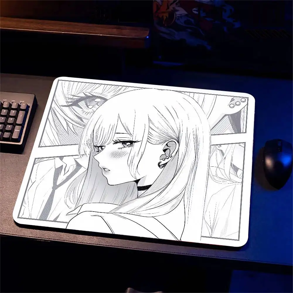 Pretty Cute Girl Kitagawa Marin Gaming Mouse Pad Upgrade Smooth Frosted Surface Custom Desk Mat FPS Esports Gaming Accessories