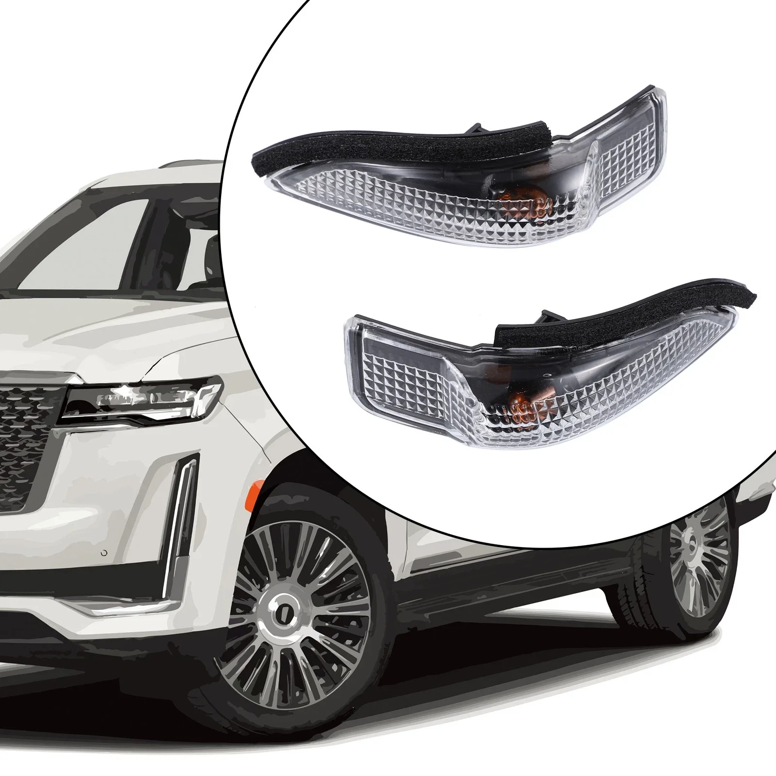 For Toyota Scion iM Corolla Camry RAV4 Prius C Left Right Side Rearview Mirror Light Turn Signal Lamp 81730-52100 81740-52050