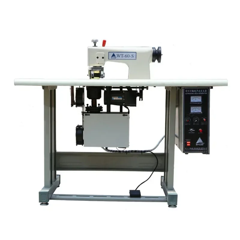 Non Woven Bag Seaming Welding Equipments sonic Lace Sewing hine