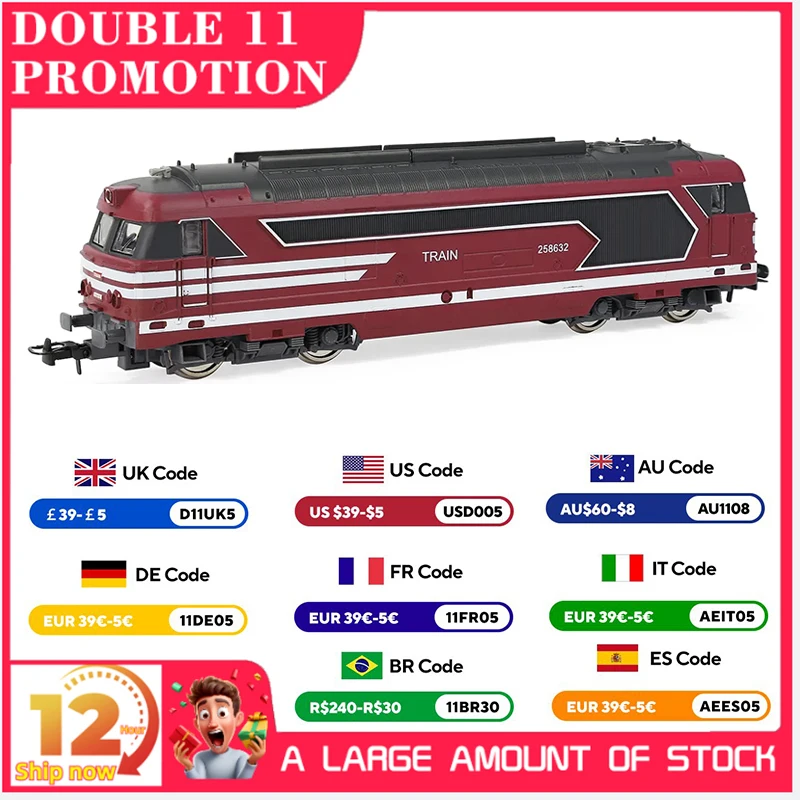 

Evemodel HO Scale 1:87 Model Railroad Locomotives for Model Trains EU Style HCT8702R