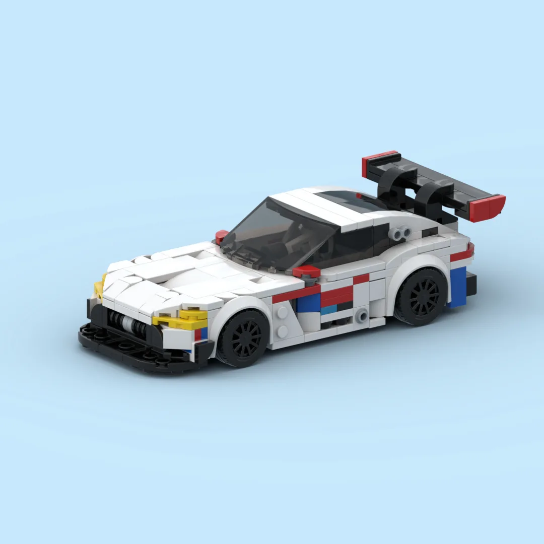 

MOC Car Small Particles Building Block Model Children Educational Car Toys Bricks Children Collection Toys