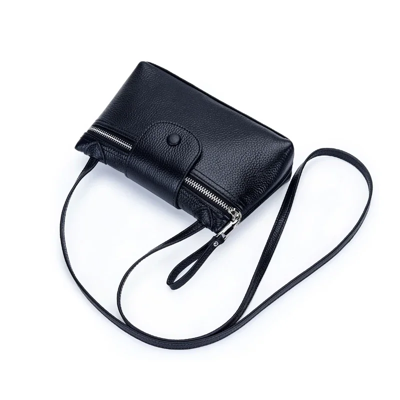 

2024 Summer Cowhide Mobile Phone Bag New Women Small Crossbody Hand Bag Fashionable And Casual Genuine Leather Mini Houlder bag