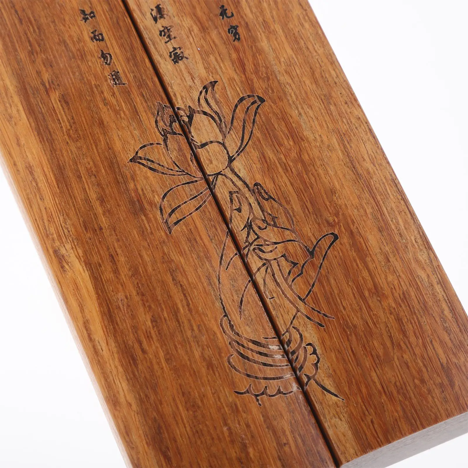 2 Pcs Wooden Ruler Painting Writing Paperweights Chinese Calligraphy Tools Student