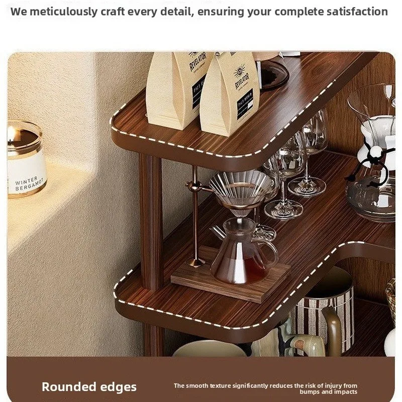 Small Desktop Cup Storage Rack, Tabletop Mug Holder for Coffee Water Tea Cups, Compact Countertop Cup Organizer for Dining Table