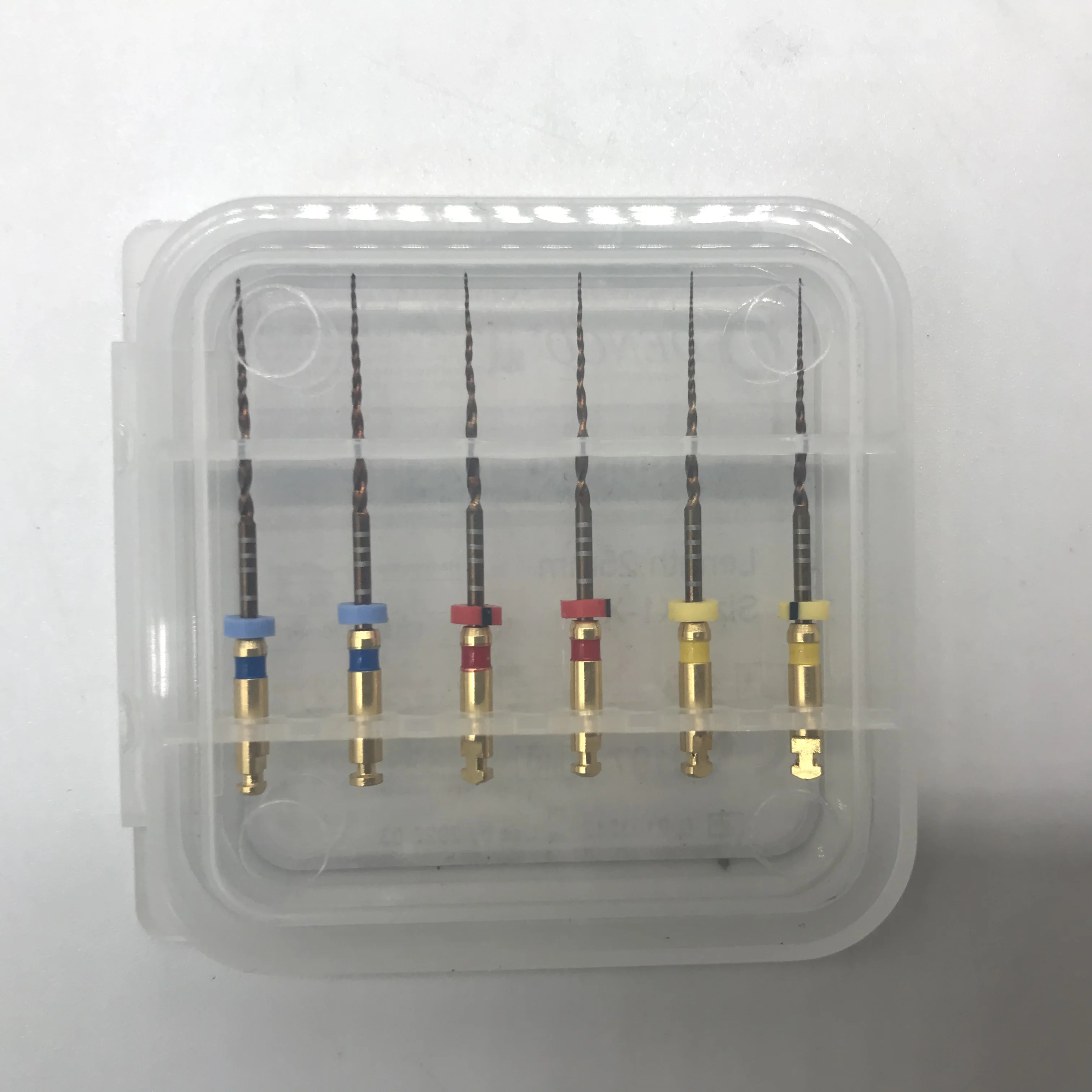 Factory Direct Sale Dental Super Files II 25mm Mixed X1-X3# Gold Niti Heat Activation Dental Root Canal