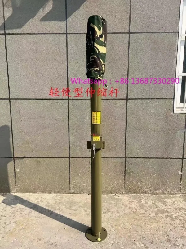 Несущий пневматический электрический подъемный стержень высотой 6 м. Ручная телескопическая телескопическая тележка с большой нагрузкой 5 м.