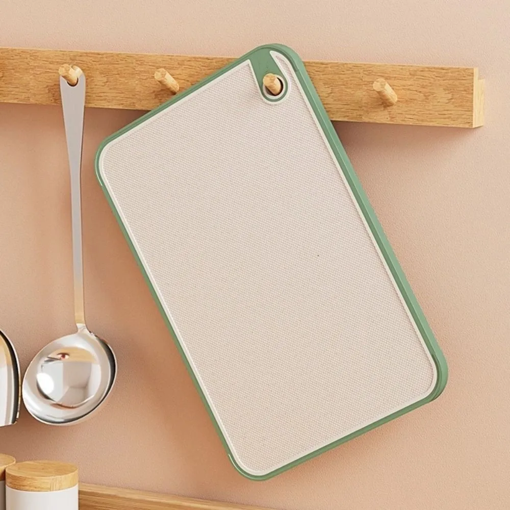 

Anti-Bacteria Wheat Straw Chopping Board Anti-Mildew Thick Kitchen Cutting Board Convenient Hanging Healthier