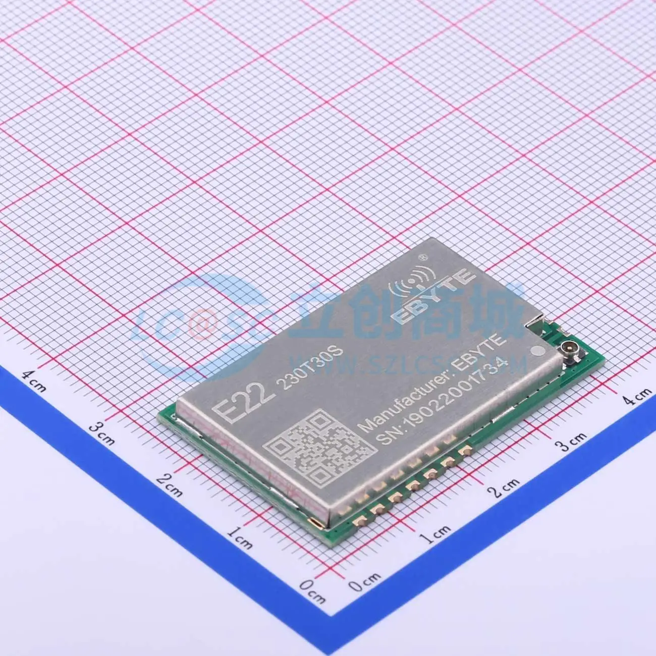 2pcs E22-230T30S SMD 40.5x25mm 30dBm UART LoRa LoRa RF Transceiver Module for Smart Home System