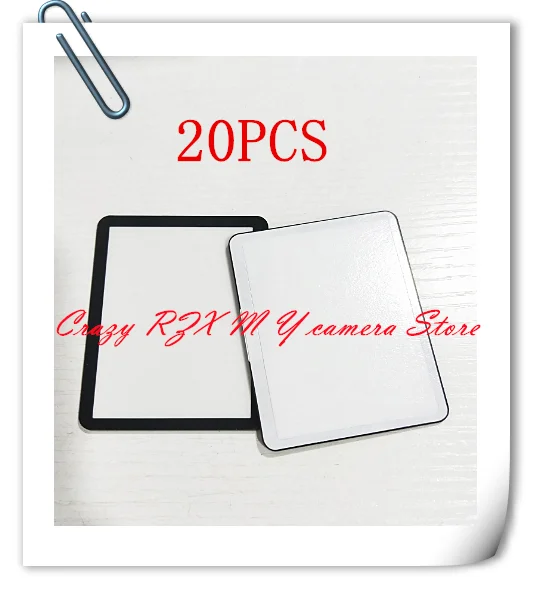 

20PCS New for Canon EOS 40D 50D Outer TFT LCD Screen Display Window Glass + Adhesive Tape Camera Repair Part