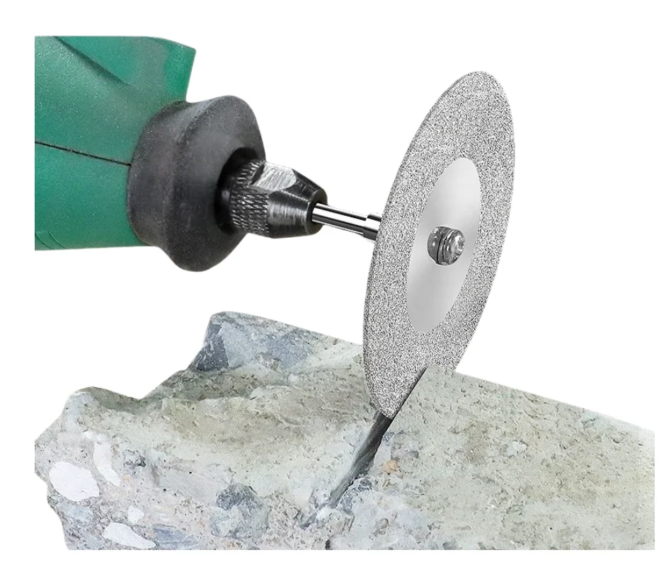 Jrealmer 10pcs/bag 16-60mmm Diamond Cutting Discs For Rotary Tool Dremel Stone Blade