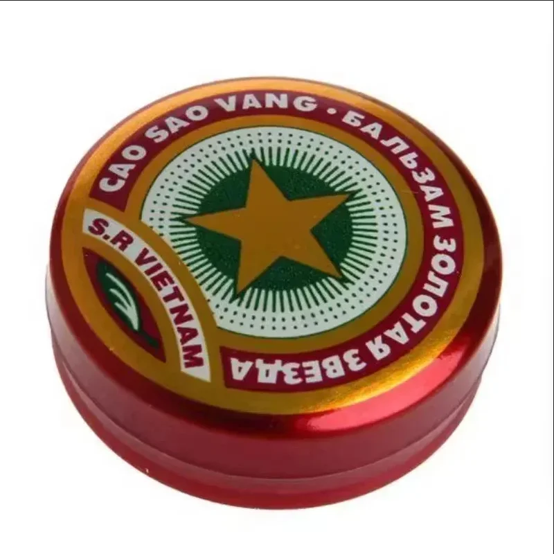 10pcs 3g Golden Star Balm Ointment For Headache Dizziness Insect Stings Heat