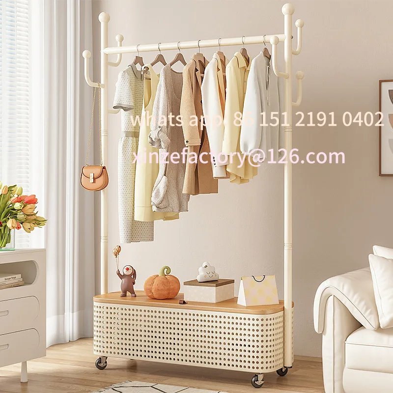 

Customizable Household Removable Floor Hanger Bedroom Balcony Indoor Easy Drying Rack