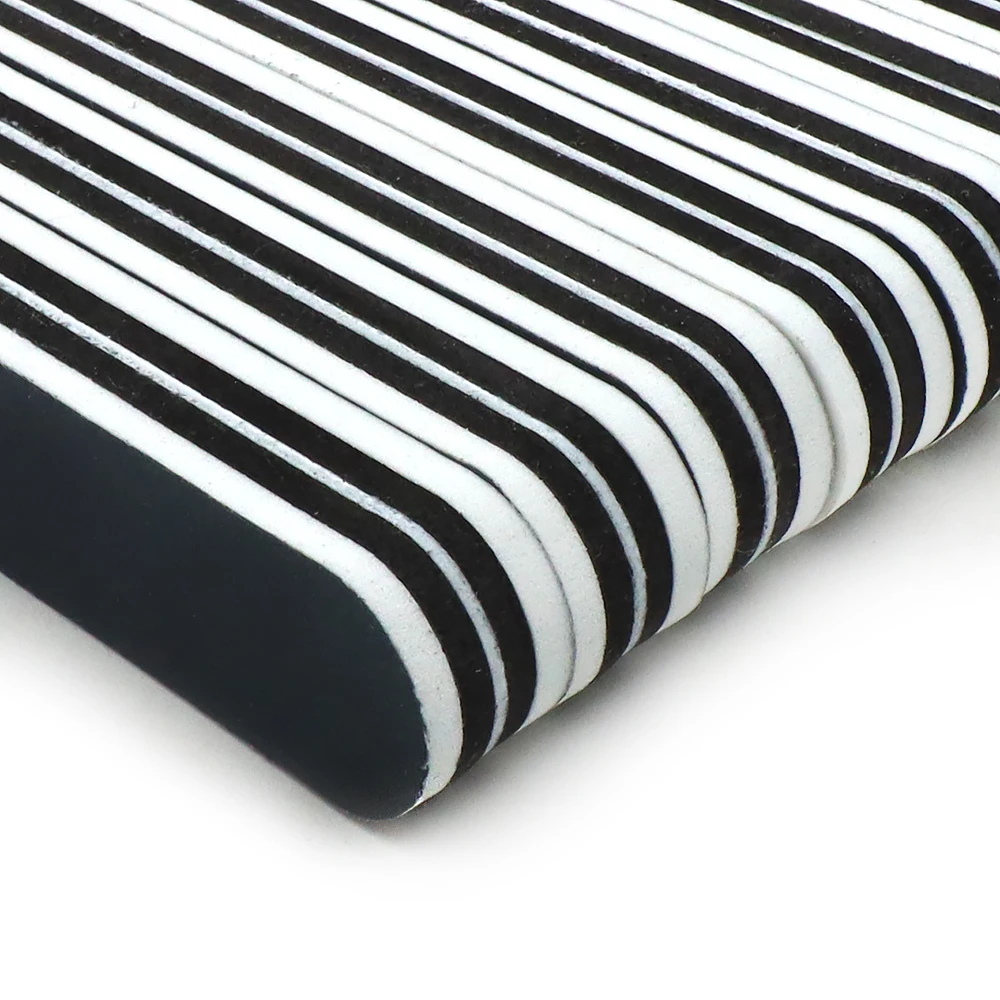 3/5 pçs preto branco cinza em linha reta arquivos de unhas buffer tira moagem unhas manicure ferramentas estilista suprimentos polimento arquivos conjunto