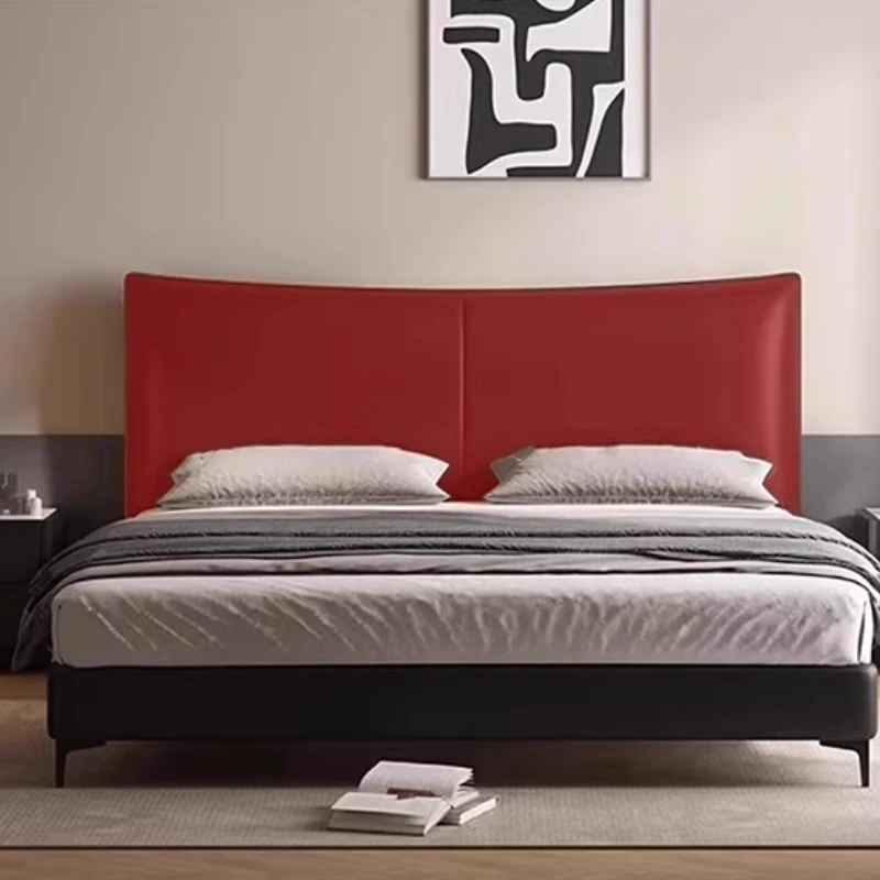 

American Design Double Bed Modern Cheapest Murphy Tanning Two-person Bed White Adjustable Camas Matrimoniales Bedroom Furniture