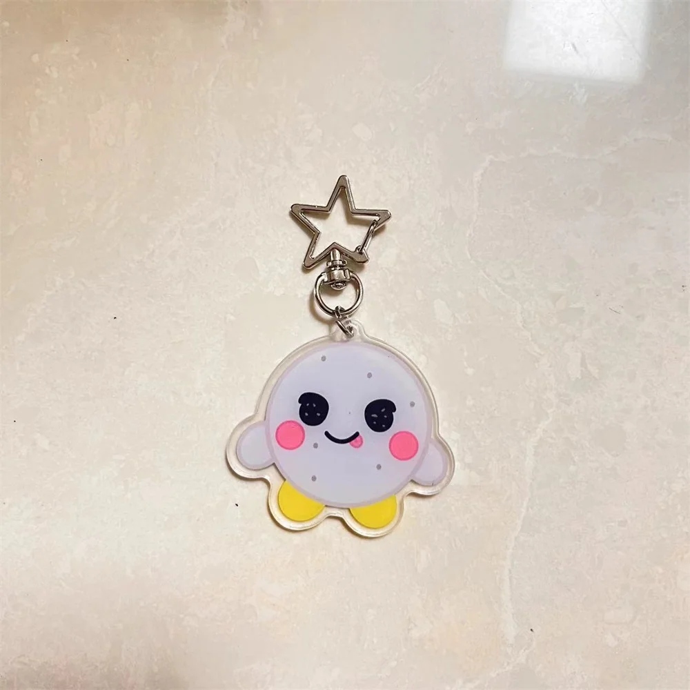 KPOP RIIZE Cartoon Keychain Transparent Acrylic Keyring Pendant Shotaro Creative INS Style Star Bag Accessories Fans Daily Gift