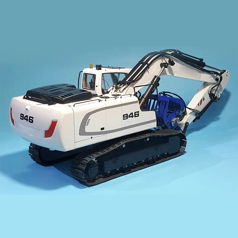

MTMODEL 946 1/14 9CH Гусеничный гидравлический радиоуправляемый экскаватор Радиоуправляемый экскаватор Металлический захват Наклонная раскладушка Ковш-расширитель