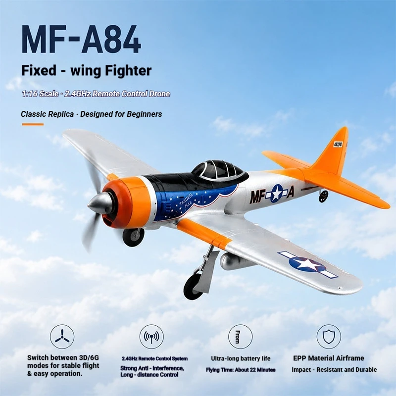 Mo Fly Mf A84 Remote Control Fixed Wing Model Airplane 690mm Wingspan 1 16 Scale Aerial Photo Transmission Stunt Glider Outdoor