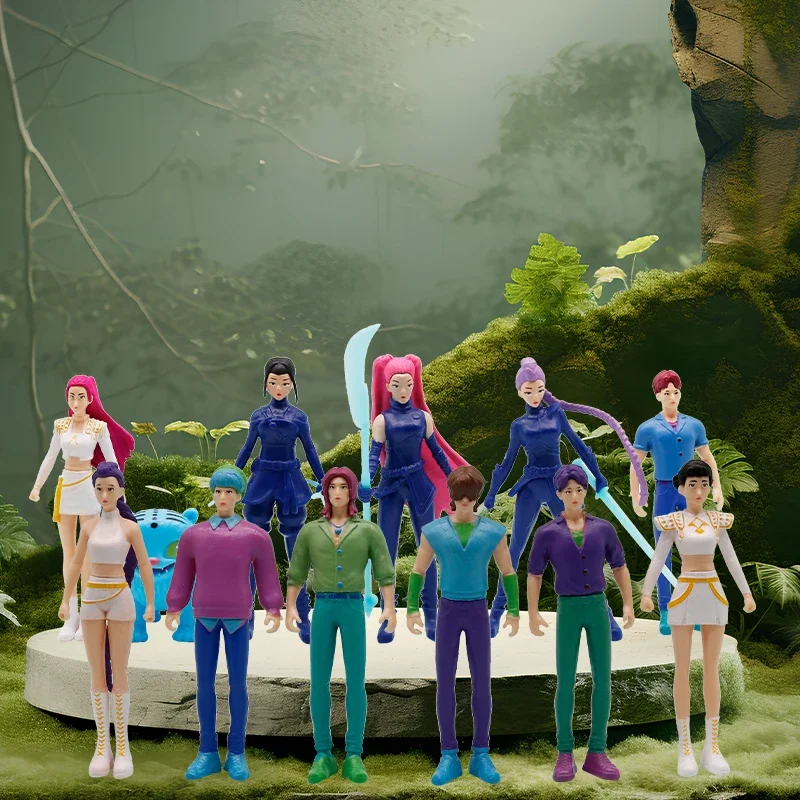 2026_5ชิ้น/ชุด ฟิกเกอร์แอคชั่น Kpop Demon Hunters ตุ๊กตา Derpys Tiger Rumi Mira Zoey Sussy ของสะสมสำหรับแฟนๆ~%%