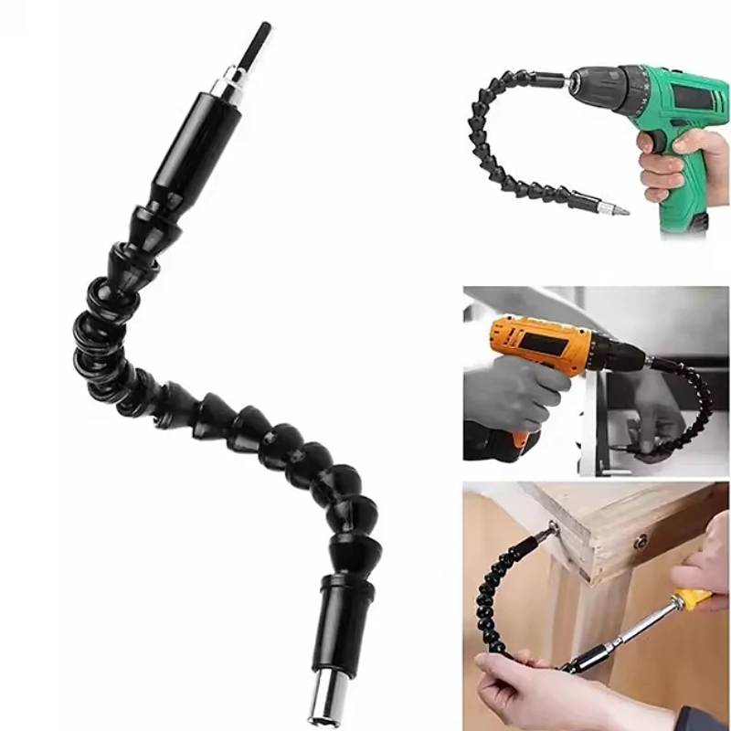 Punta per cacciavite per trapano elettrico Tubo flessibile universale multifunzionale per serpente Collegamento albero cardanico Collegamento asta di prolunga morbida