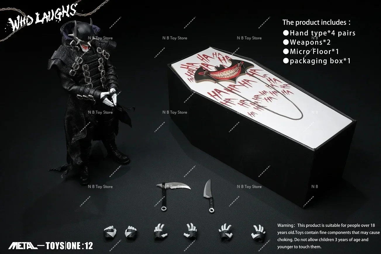 متوفر ألعاب معدنية بمقياس 1/12 جندي ذكر باتبوي الذي يضحك مجموعة كاملة نموذج 6 بوصة ألعاب مجسمة الحركة