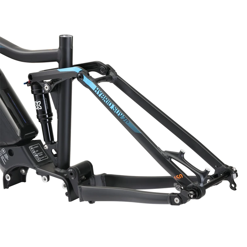 SEROXAT Mountain Bike Frame AM Frame 27.5 29er MTB DH Frame telaio bici ibrida in lega di alluminio ammortizzatore posteriore 150mm motore e-bike