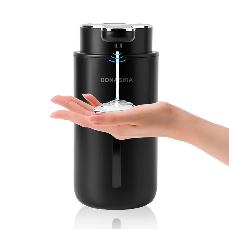 420ML Berührungsloser Digitaler Seifenspender mit 6-stufiger Schaum-/Flüssigkeitsregulierung, Automatischer Intelligenter Sensor-Handdesinfektionsmittel-Pumpspender