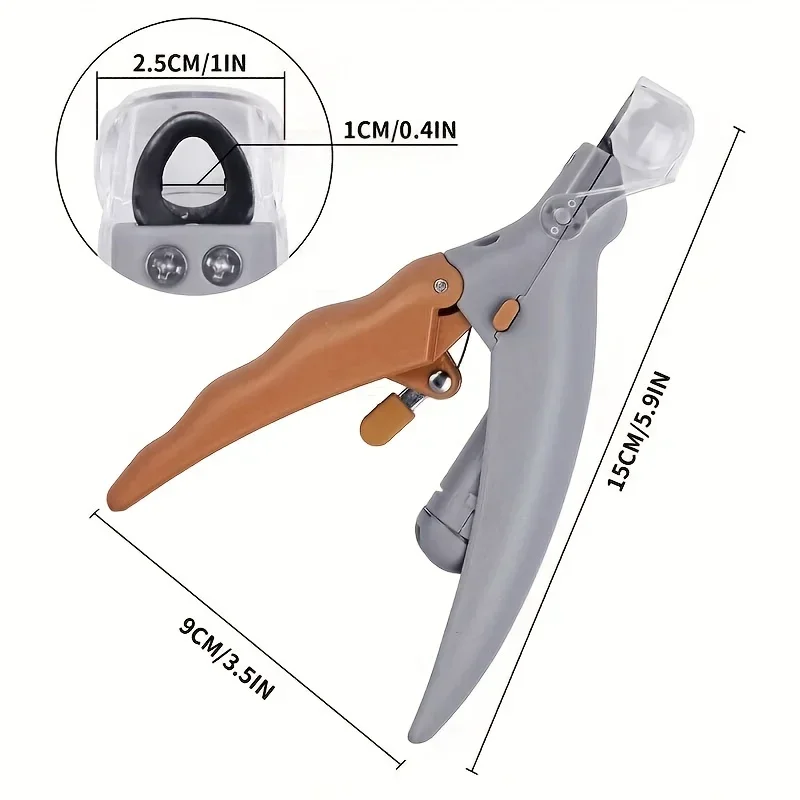 LED Pet Nail Clipper with Light – Precise and Safe Grooming for Dogs and Cats, Illuminates Nails for Accurate Clipping