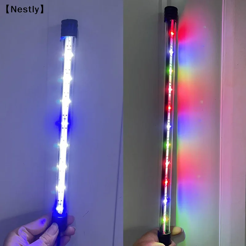 17-47CM USB Plug Aquarium Light LED Waterproof Fish Tank Light Underwater Lighting Submersible Lamp Plant Grow Lamp 110V〔Nest〕