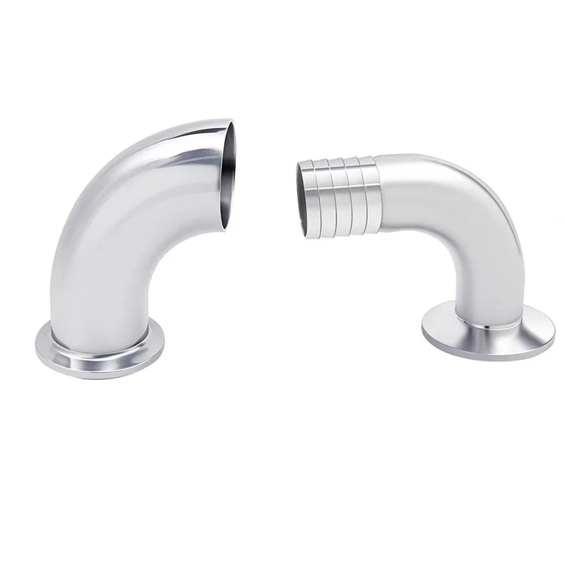 

1,5-дюймовый 2-дюймовый колено с тройным зажимом и приварным коленком для домашнего пива, колено из гигиенического шланга, нержавеющая сталь