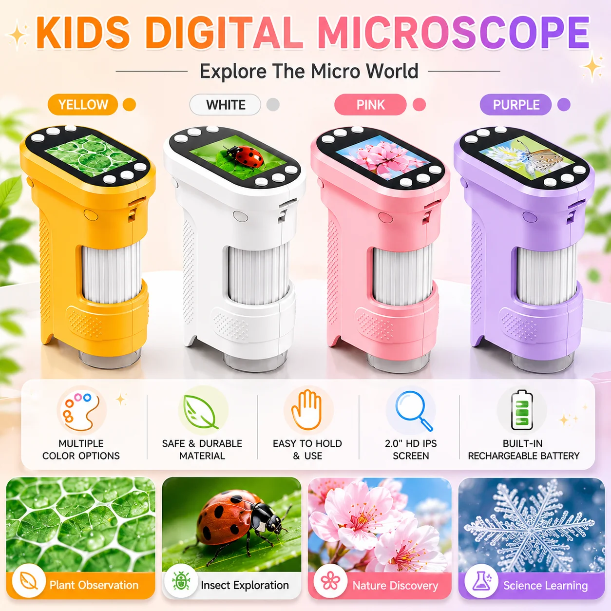 Przenośny mikroskop cyfrowy 10 – Usb Microscope 1000X Digital recenzja i cena