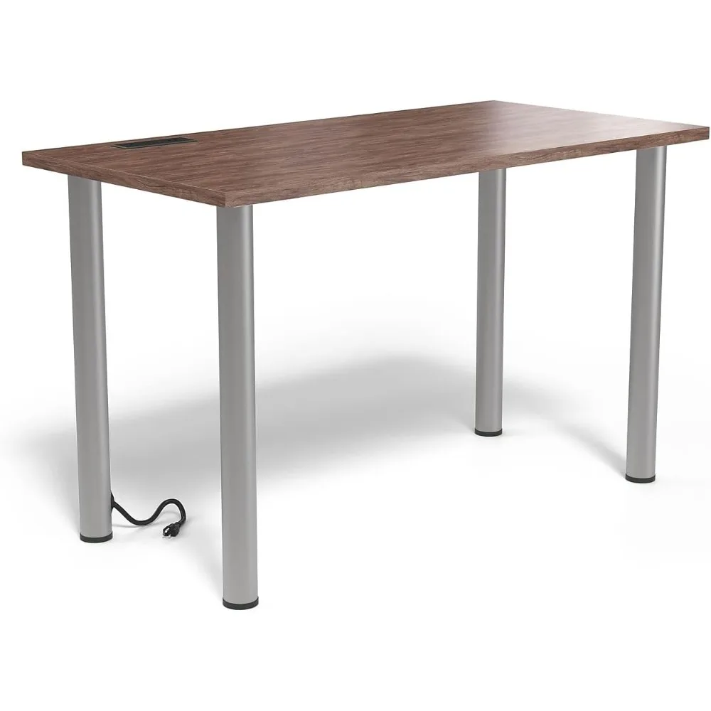 Mesa de escrita alimentada por café expresso Essentials de 48 polegadas da Union & Scale Staples UN56970
