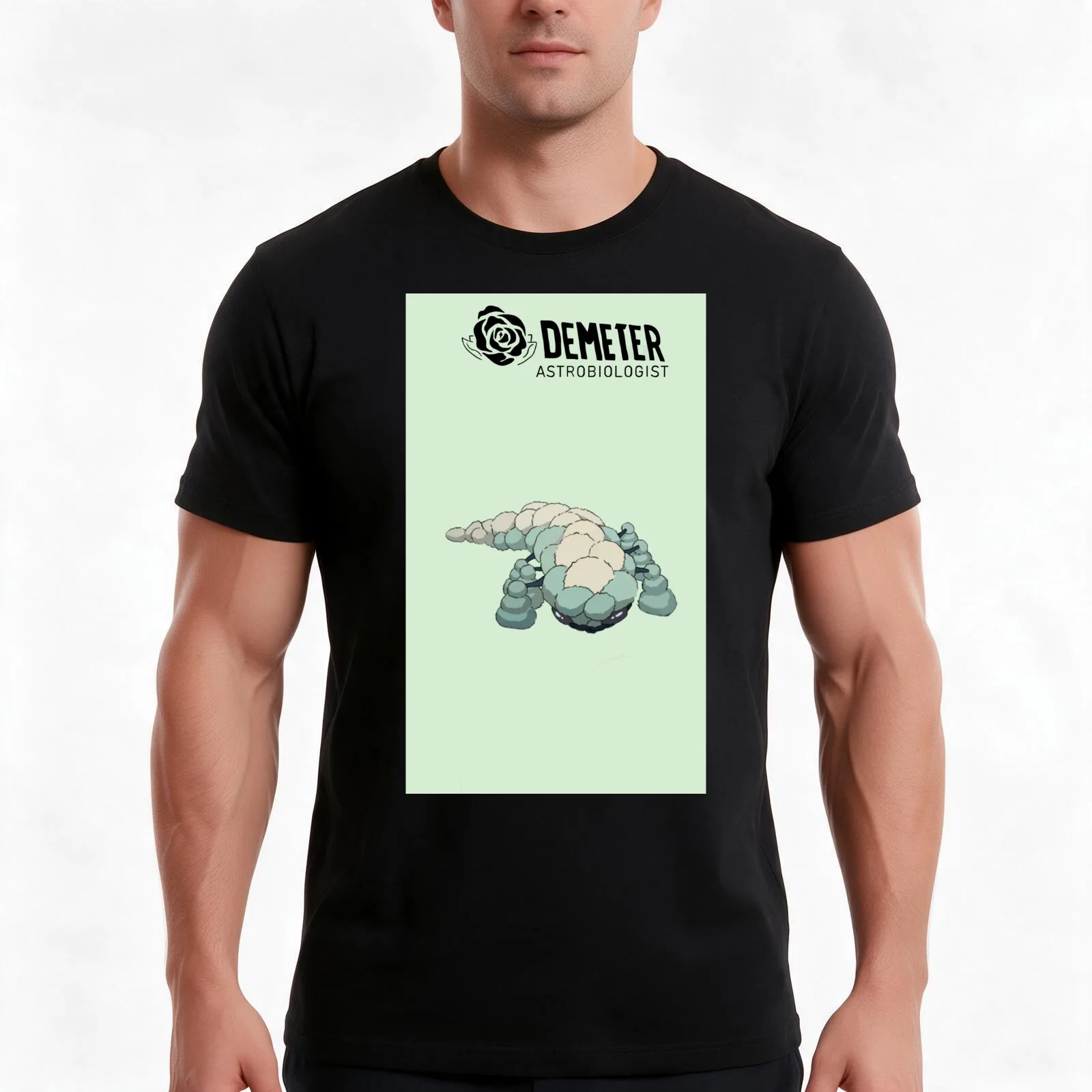 Demeter astrobiology spore creature design Men T Shirt funny t shirts man
