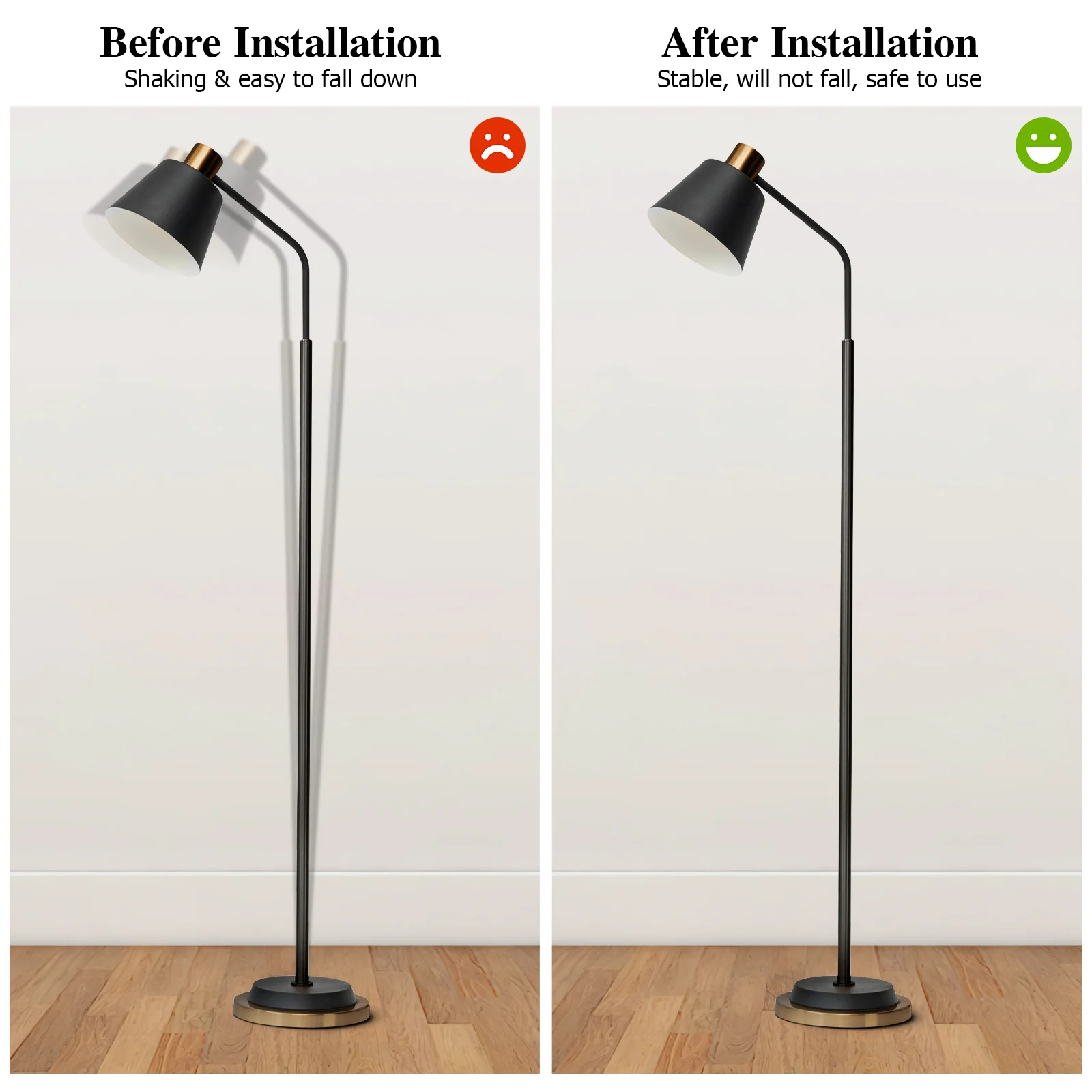 

Floor Light Loader Metal Base Sturdy Table Lamp Desktop Chassis Weight Accessory for Floor Lamps DIY Display Lamp Weight Base