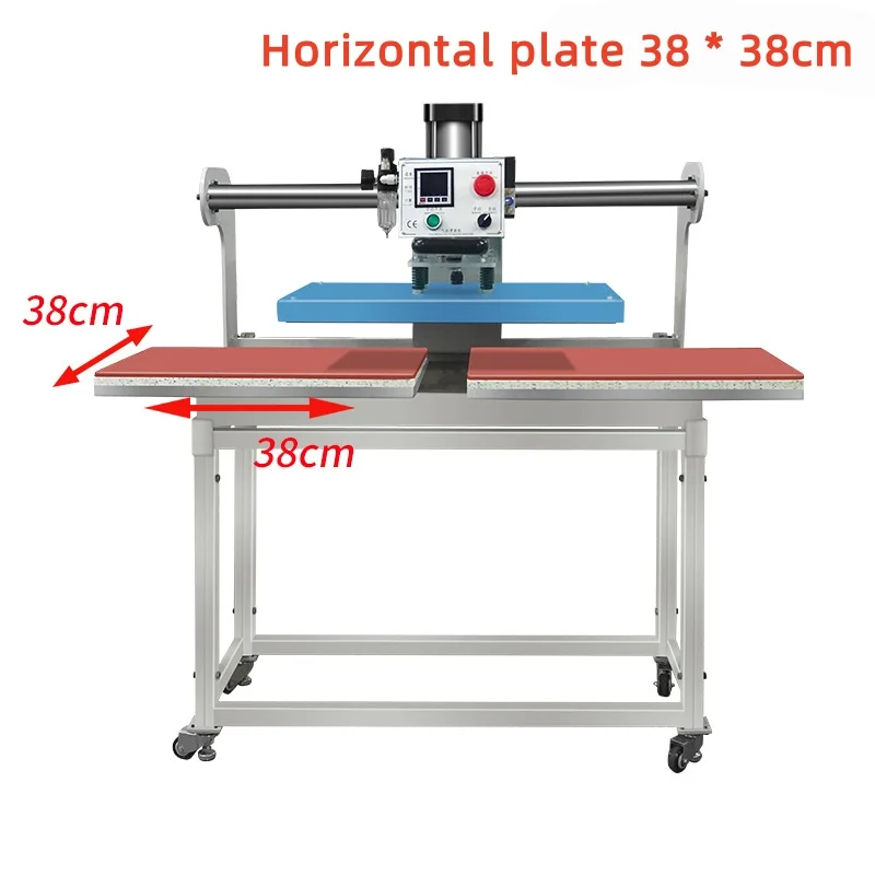 Double-Station Pneumatic Heat Transfer Printing Machine Office Electronics T-Shirt Heat Transfer Label Machine