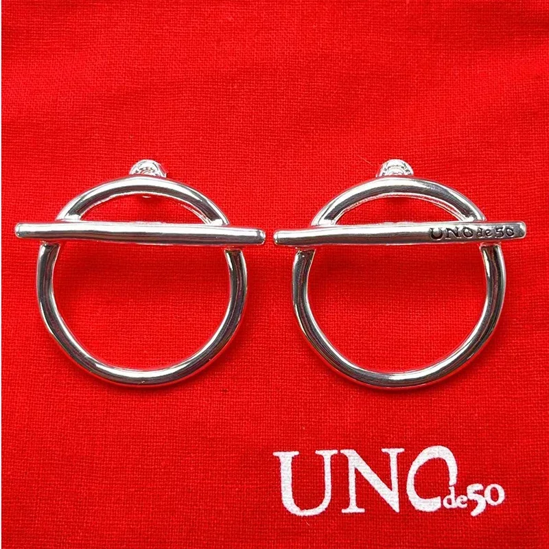 2023 UNOde50 earring Venda Quente Espanhol de Alta Qualidade Criativa Geometria Mulheres Brincos Jóias Gift Bag