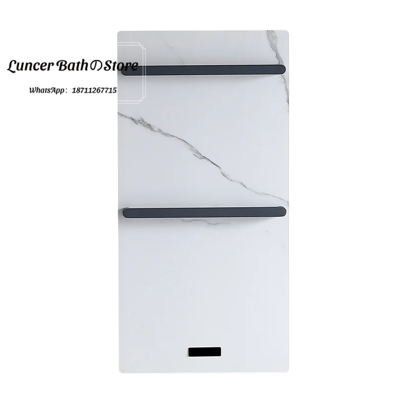 Rock slab electric towel rack household bathroom carbon fiber constant temperature heating bathroom drying towel rack