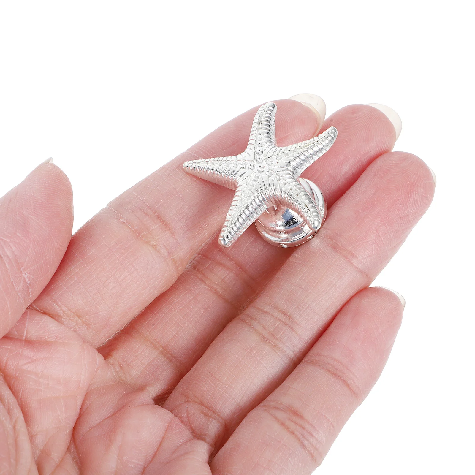 6 قطعة مقابض خزانة سبائك الزنك نمط نجمة البحر درج حديث يسحب لغرفة النوم مقابض لقطع الأثاث المطبخ ديكور