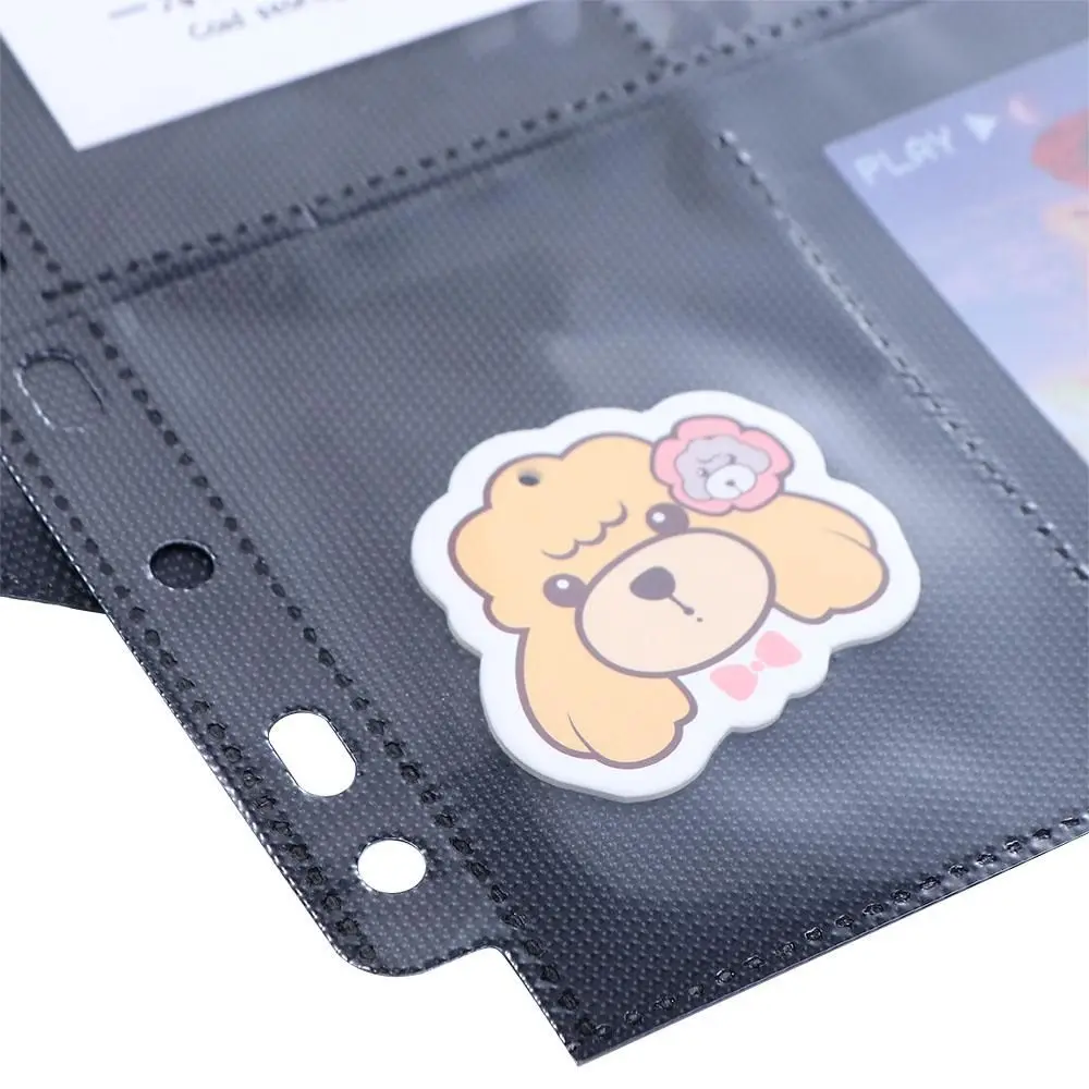 Postage Binder Album Collection Card Replacement Photocard Holder Black Storage Page Inner Page Card Album Loose-leaf Inners