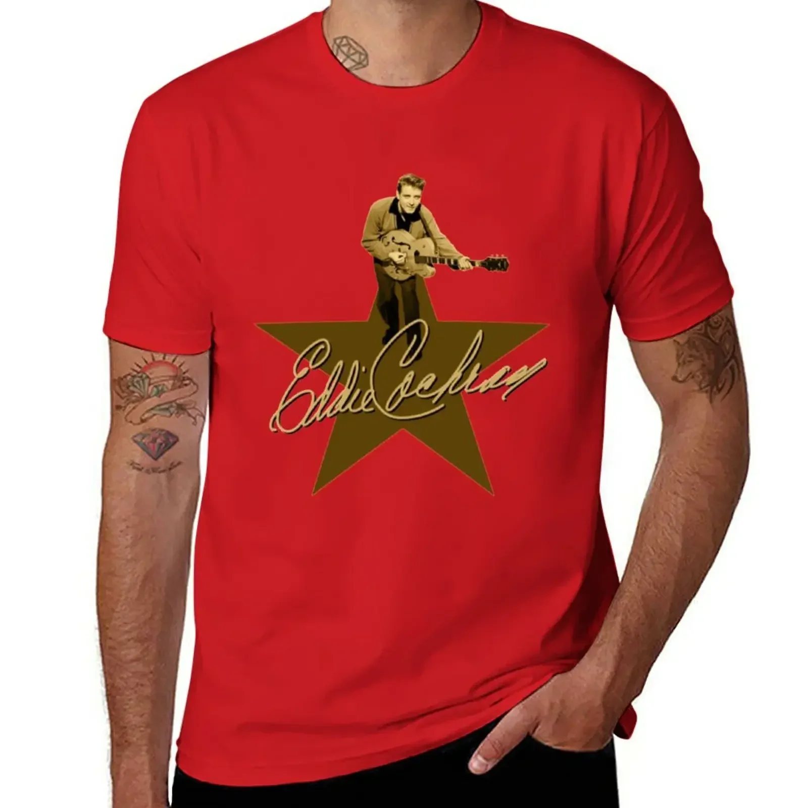 Eddie Cochran Eddie Cochran T-Shirt aesthetic clothes plus size tops mens t shirt new in tops & tees vintage Informal Outfits